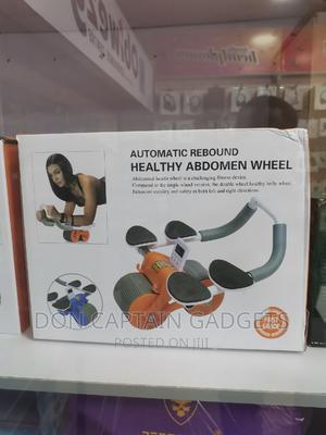 Automatic Rebound Abdominal Wheel Exercise Roller with Knee Pad