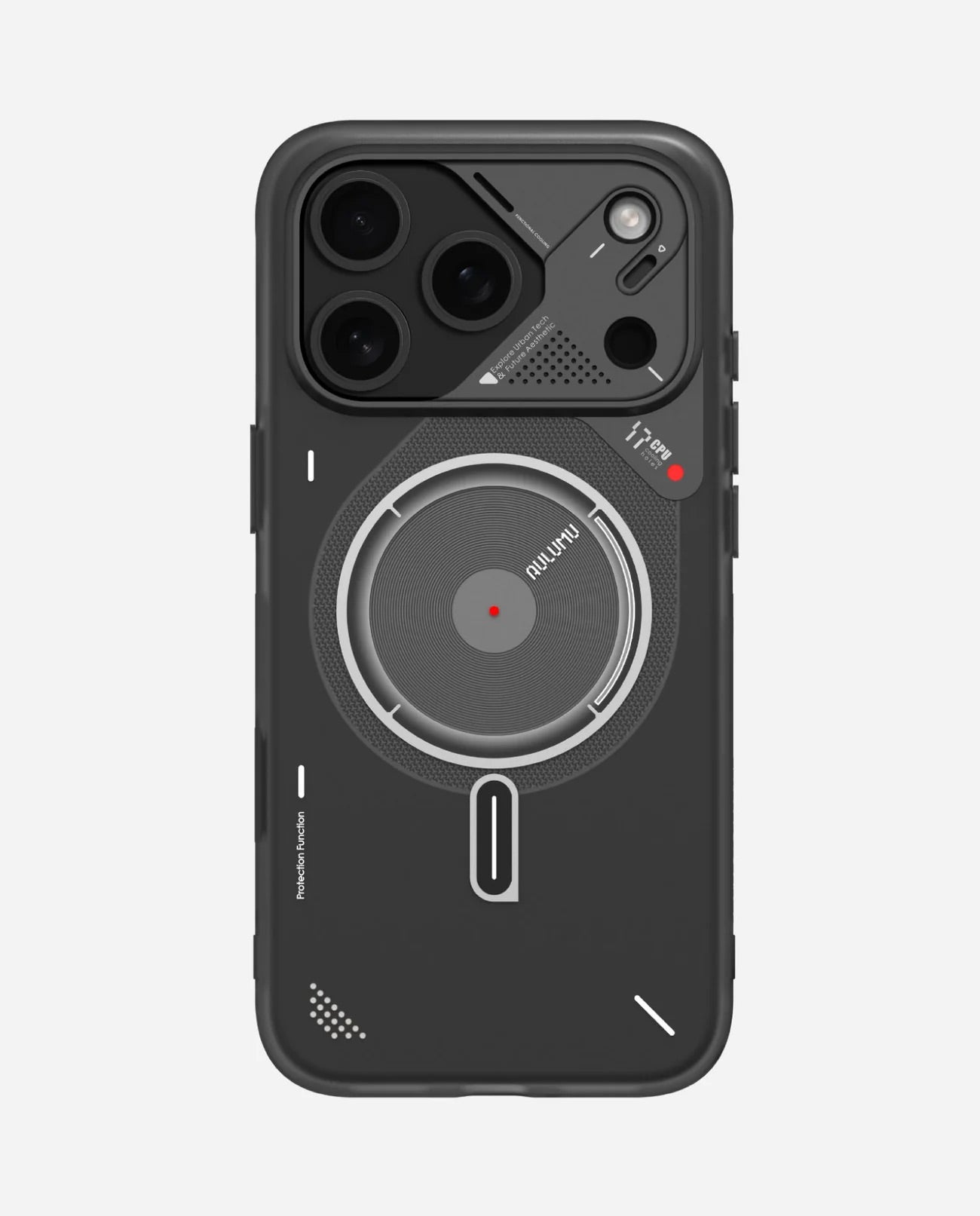 AULUMO A17 Frosted Case Subtle Glow-in-the -Dark For iPhone 17 Pro/ iPhone 17 Pro Max