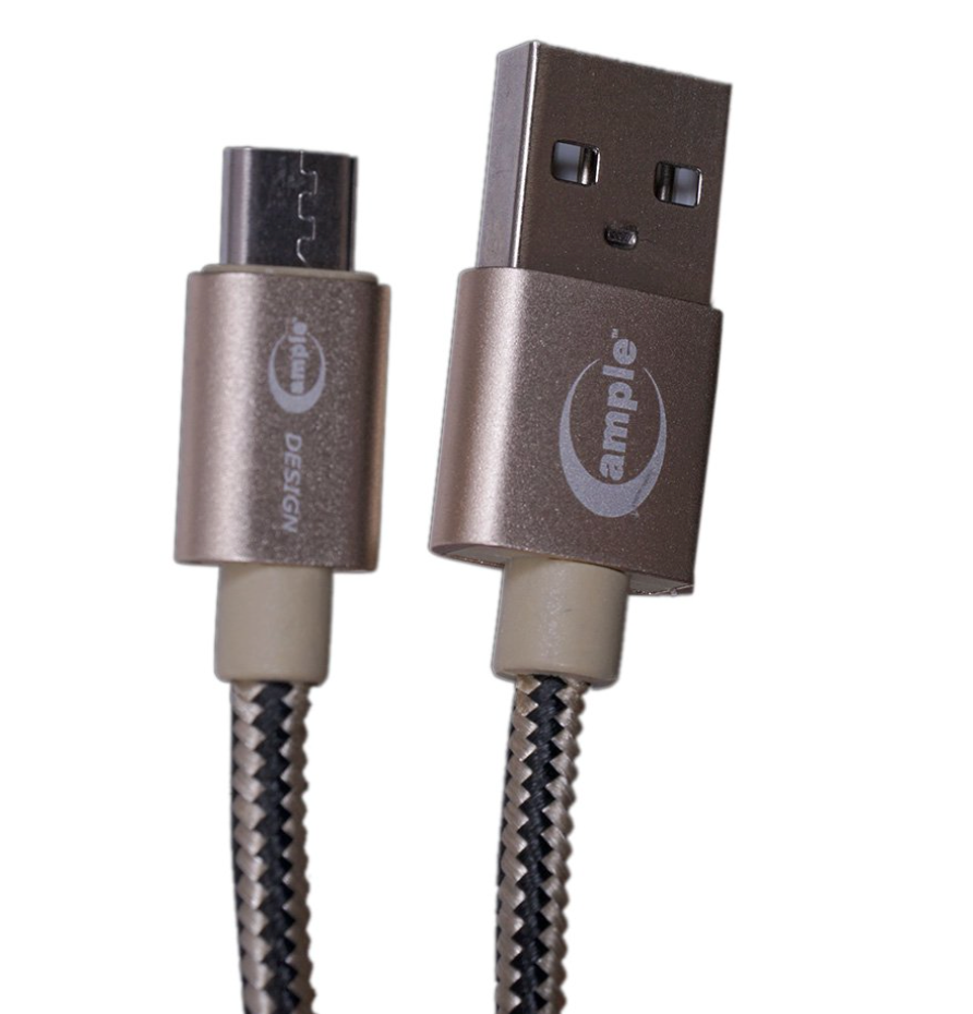 Ample E Comm Micro Usb Cable 1.5-Meter ( 5 Pcs )