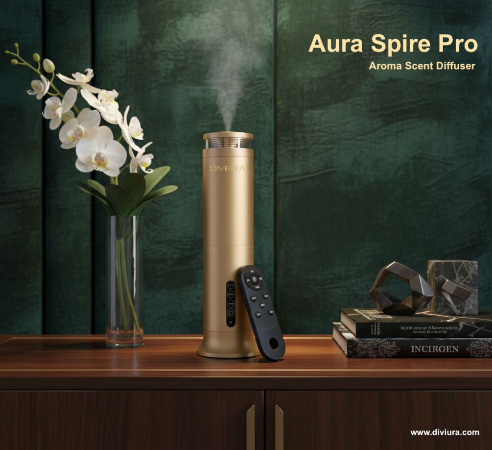 Aura Spire Pro Aroma Scent Diffuser by Diviura