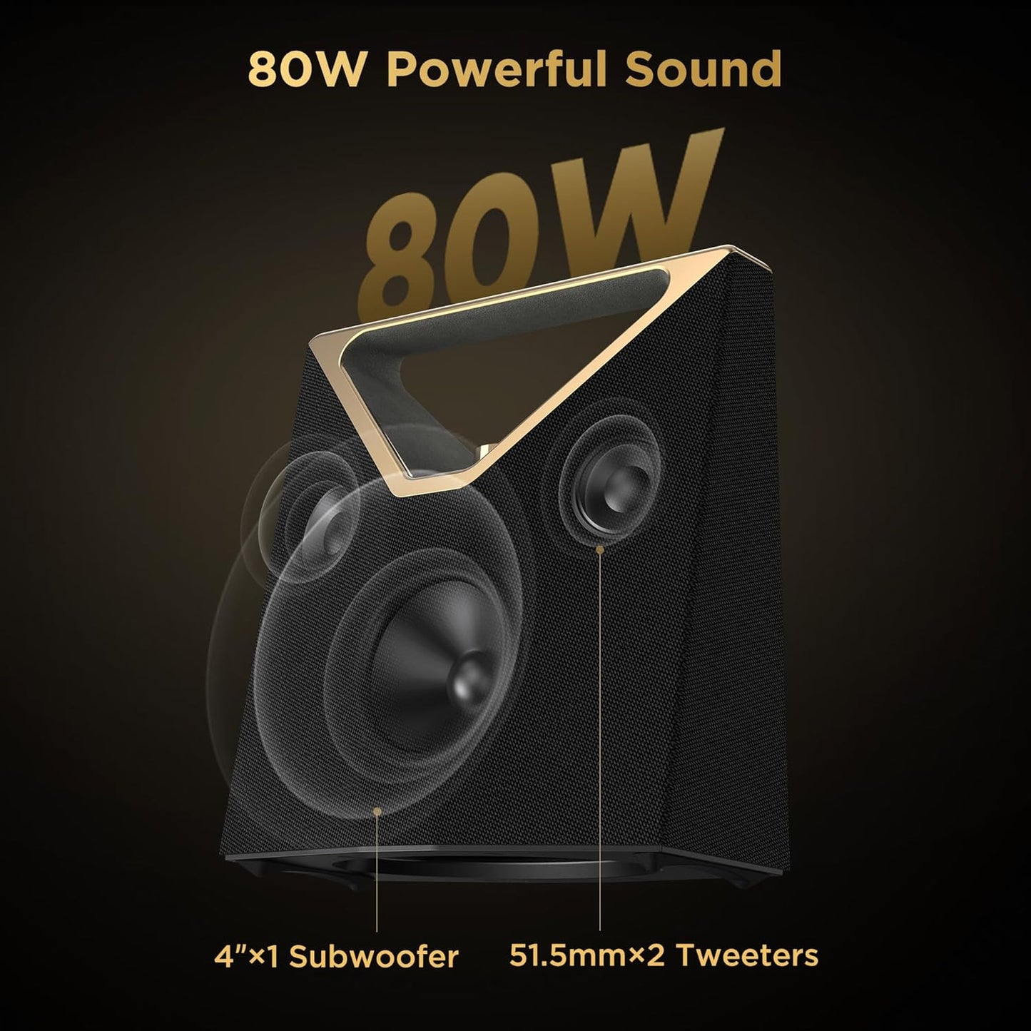 BUGANi Brief Plus - Portable Bluetooth Speaker