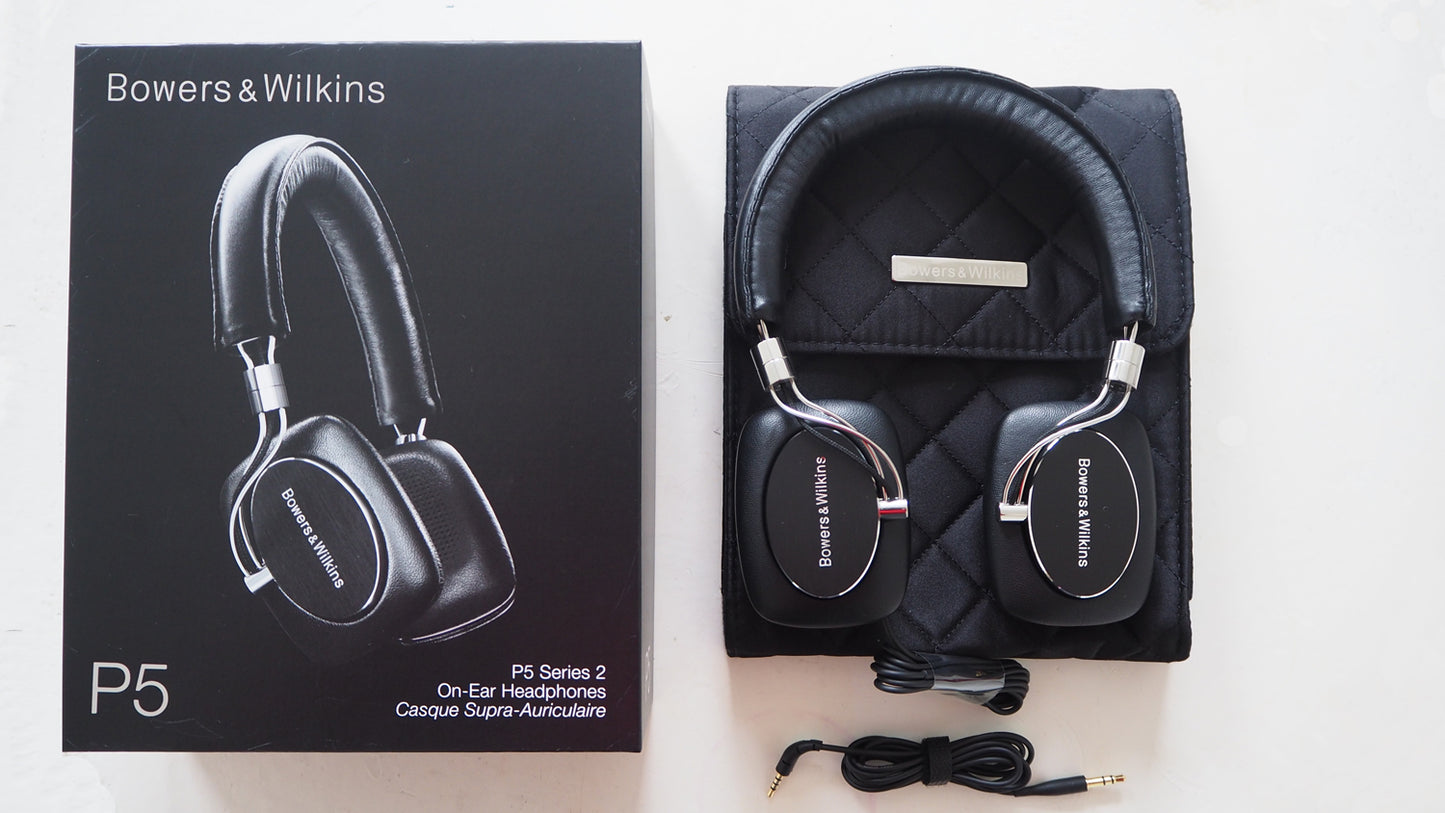 Bowers & Wilkins P5 Series 2 wired Headphones with HiFi Drivers