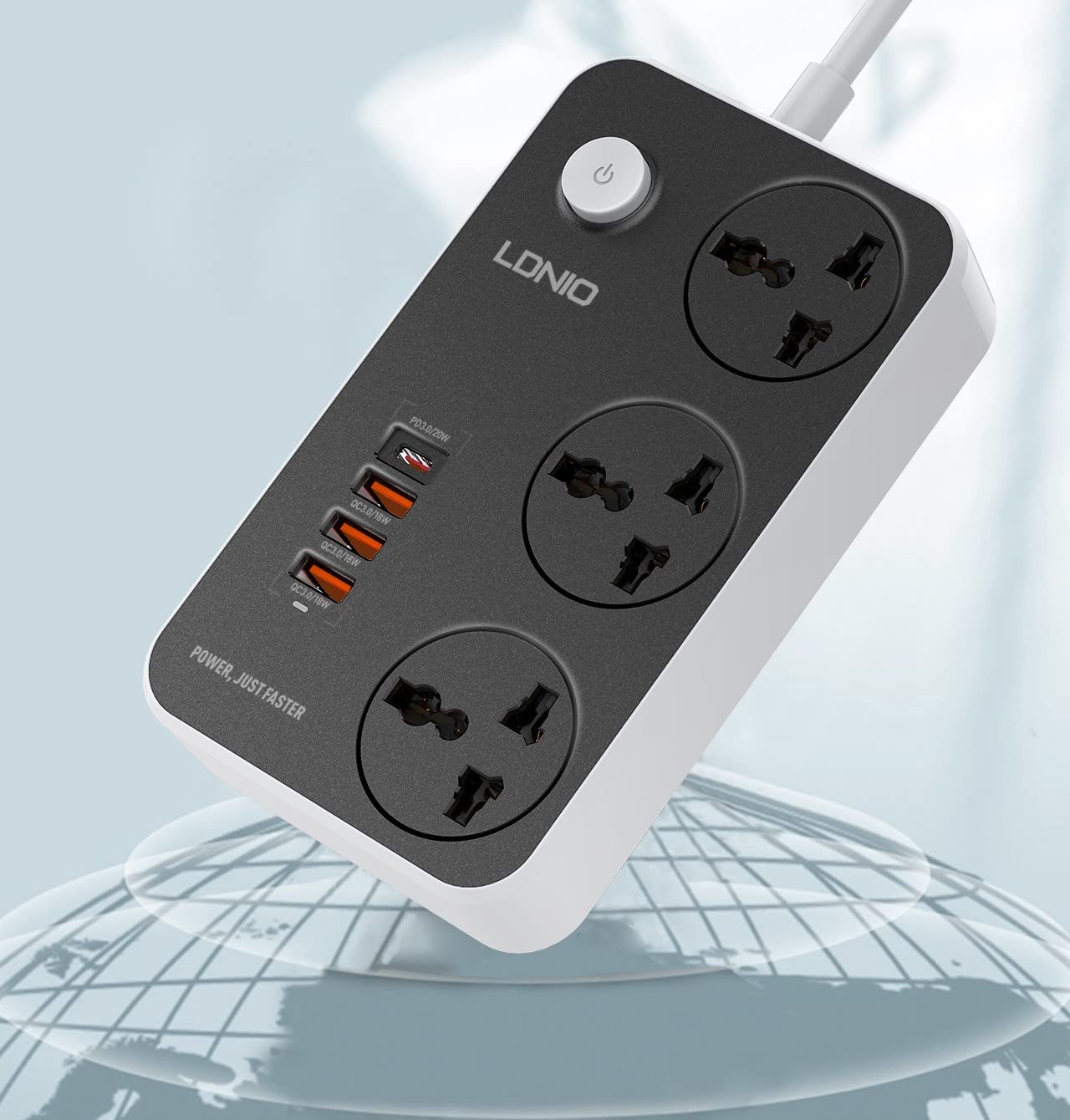 LDNIO SC3412 Power Strip Surge Protector