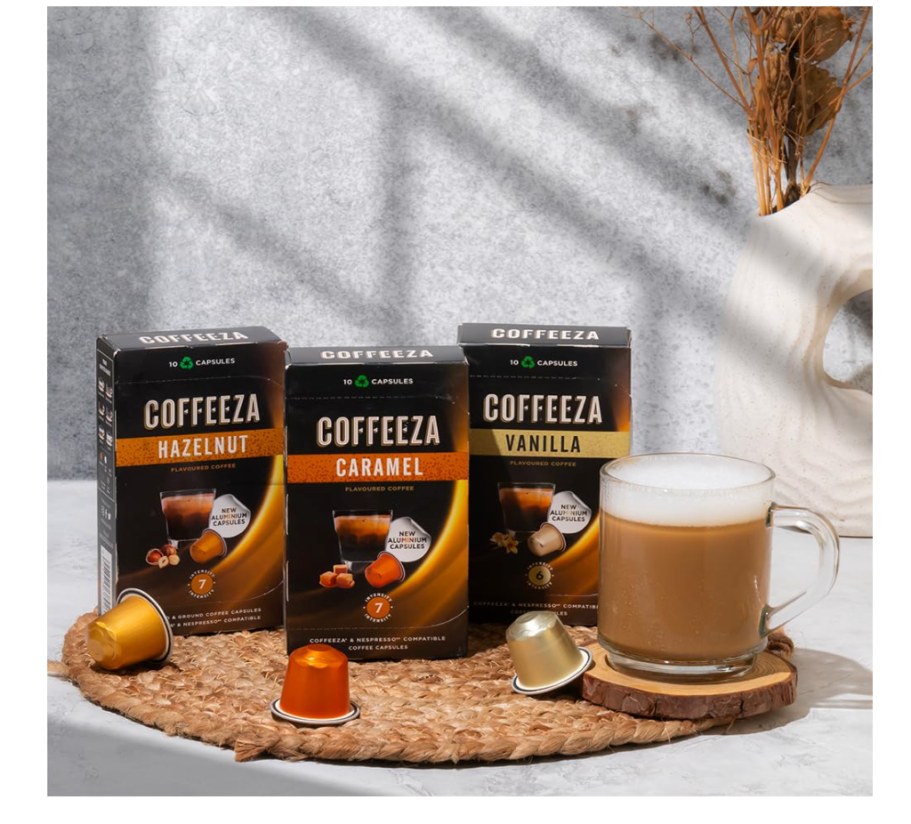 Coffeeza Finero Next Coffee Machine + Free 10 Capsules (Refurbished)