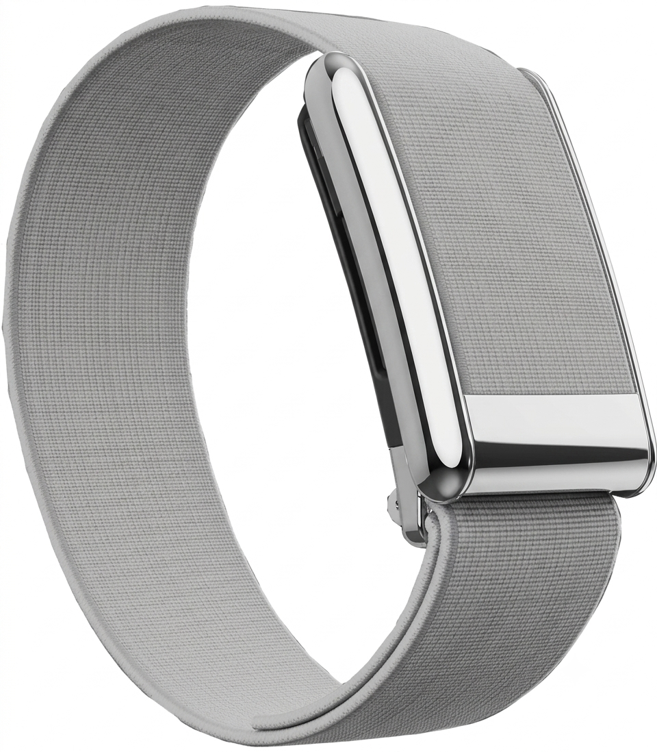 Whoop 5.0 Compatible Core-nit Lux band with Chrome Buckle | For One/Peak/MG Life
