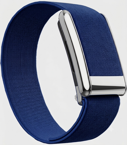 Whoop 5.0 Compatible Core-nit Lux band with Chrome Buckle | For One/Peak/MG Life