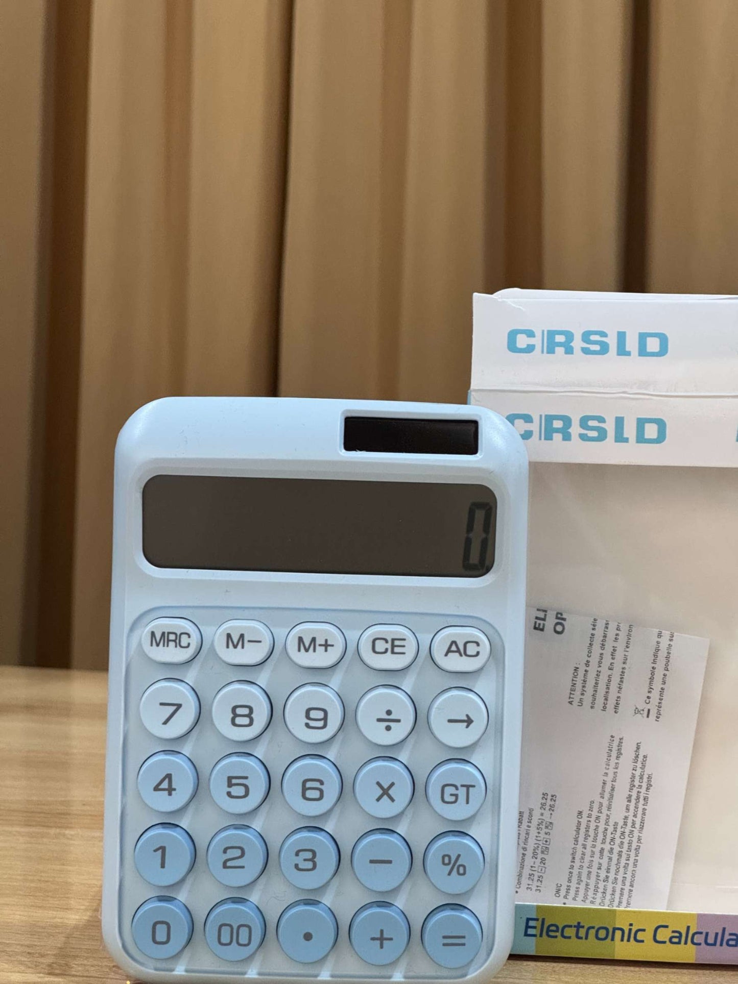 iLifestyle Desktop Calculator - Big Buttons | Aesthetic Candy Calculator Blue