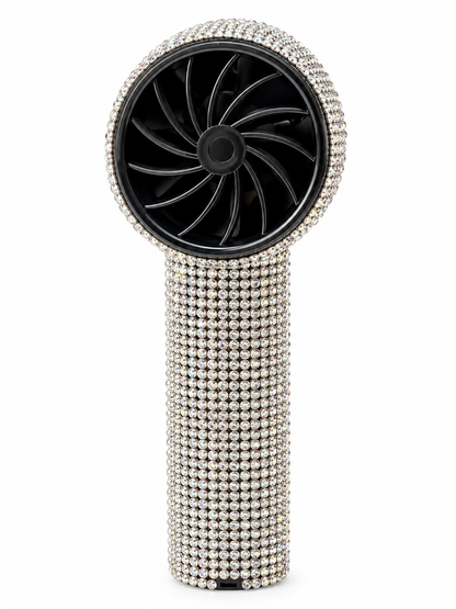 Handheld Cooling Fan | Diamond Studded Fan