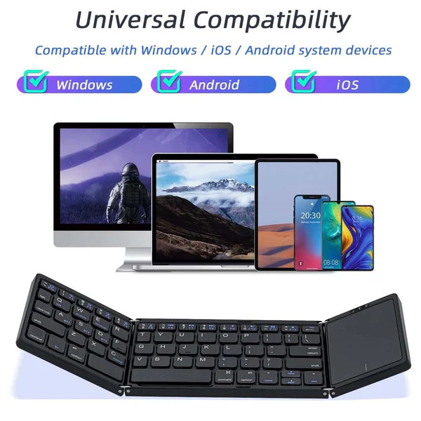 Foldable Keyboard with Touchpad (Wireless) by iLifestyle