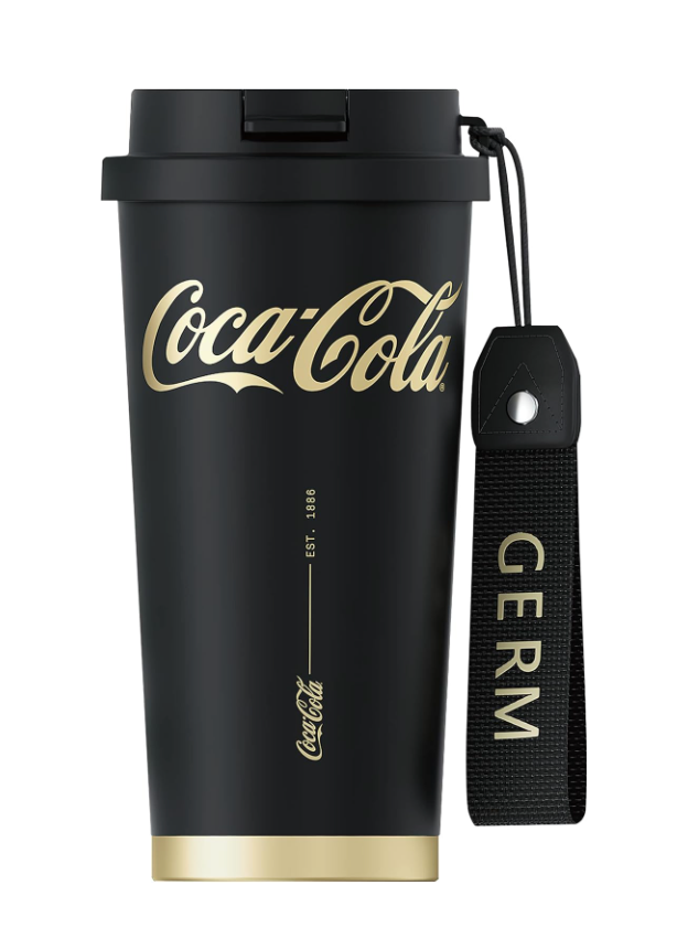 GERM Coca Cola Tumbler Mug Multi-Layered Structure Bottle - Black