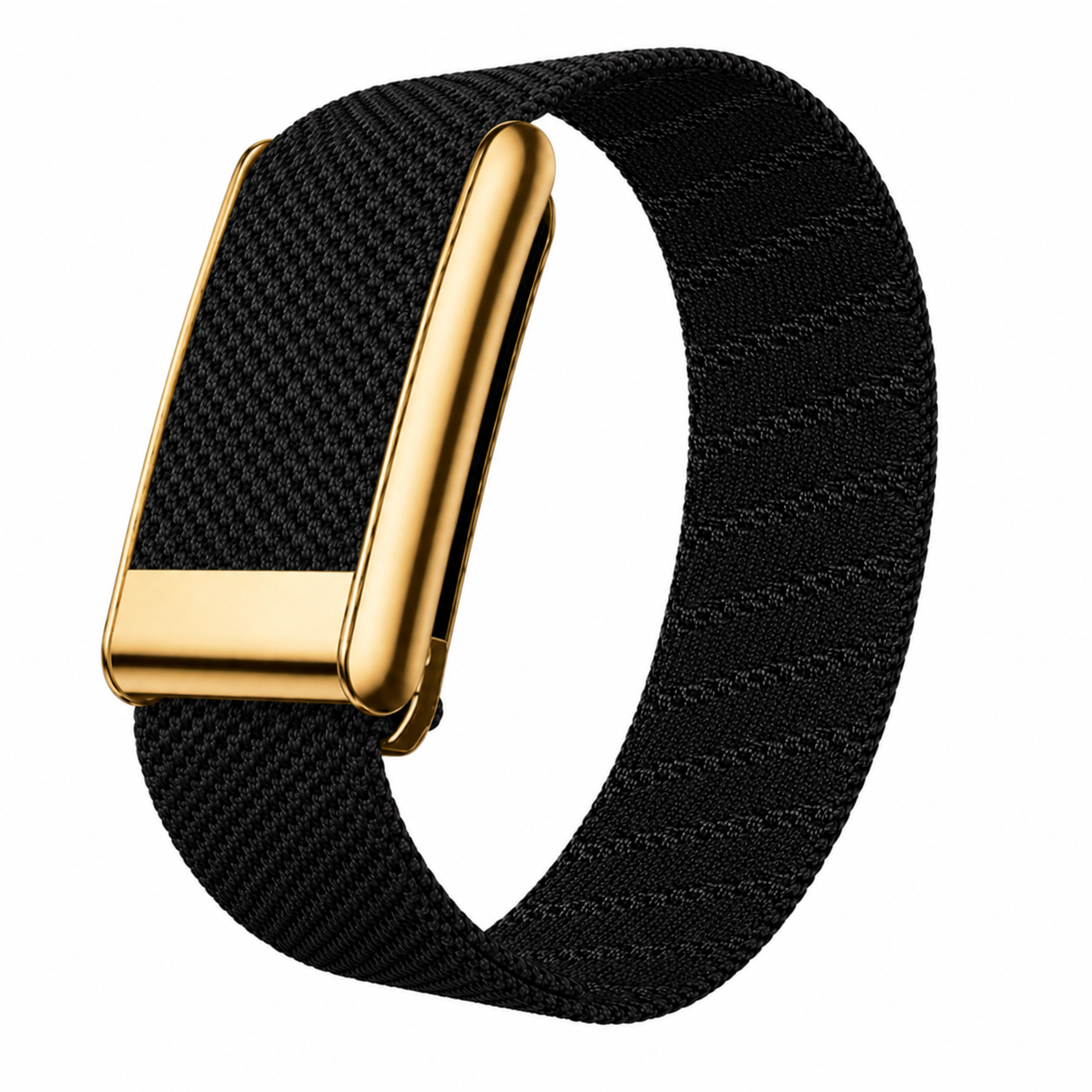 Whoop 5.0 Compatible Super-nit Lux band with Gold Buckle | For One/Peak/MG Life