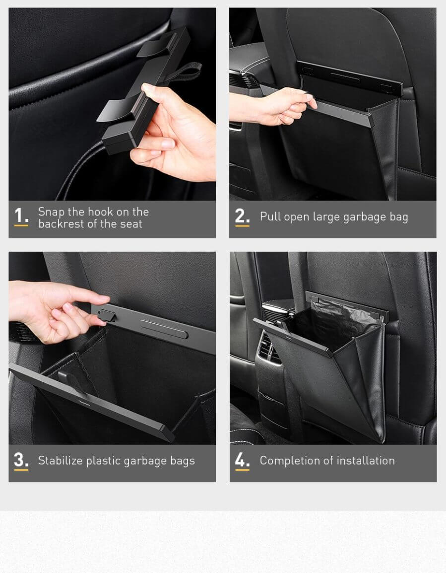 Baseus Large Garbage Bag For Seat Back of Cars