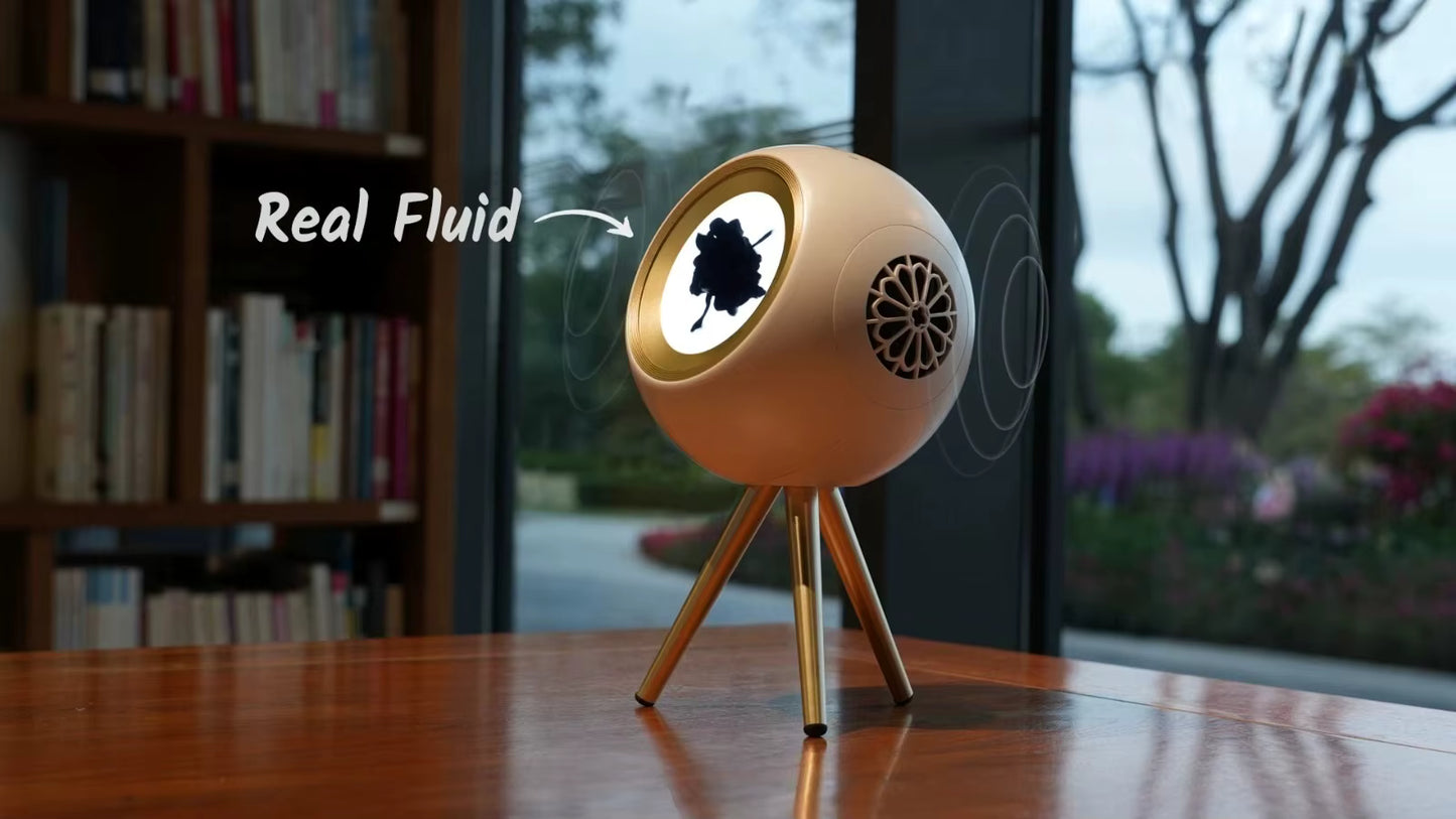 DIVIURA Ferrofluid Venom Speaker – Magnetic Fluid Bluetooth Audio Visualizer