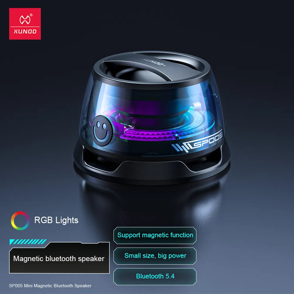 XUNDD  Magsafe/Magnetic Bluetooth Mini Speaker with LED Light