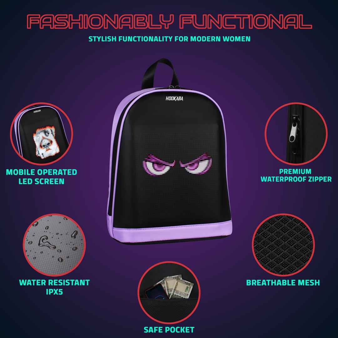 Hookaba Bold Bling LED Backpack