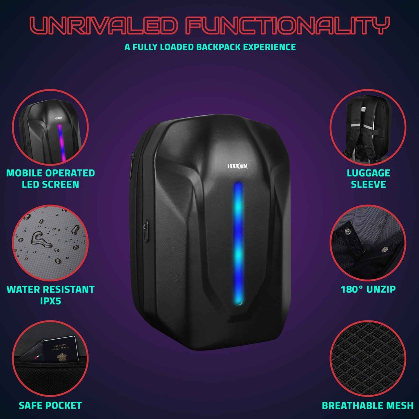 Hookaba Expressa LED Backpack