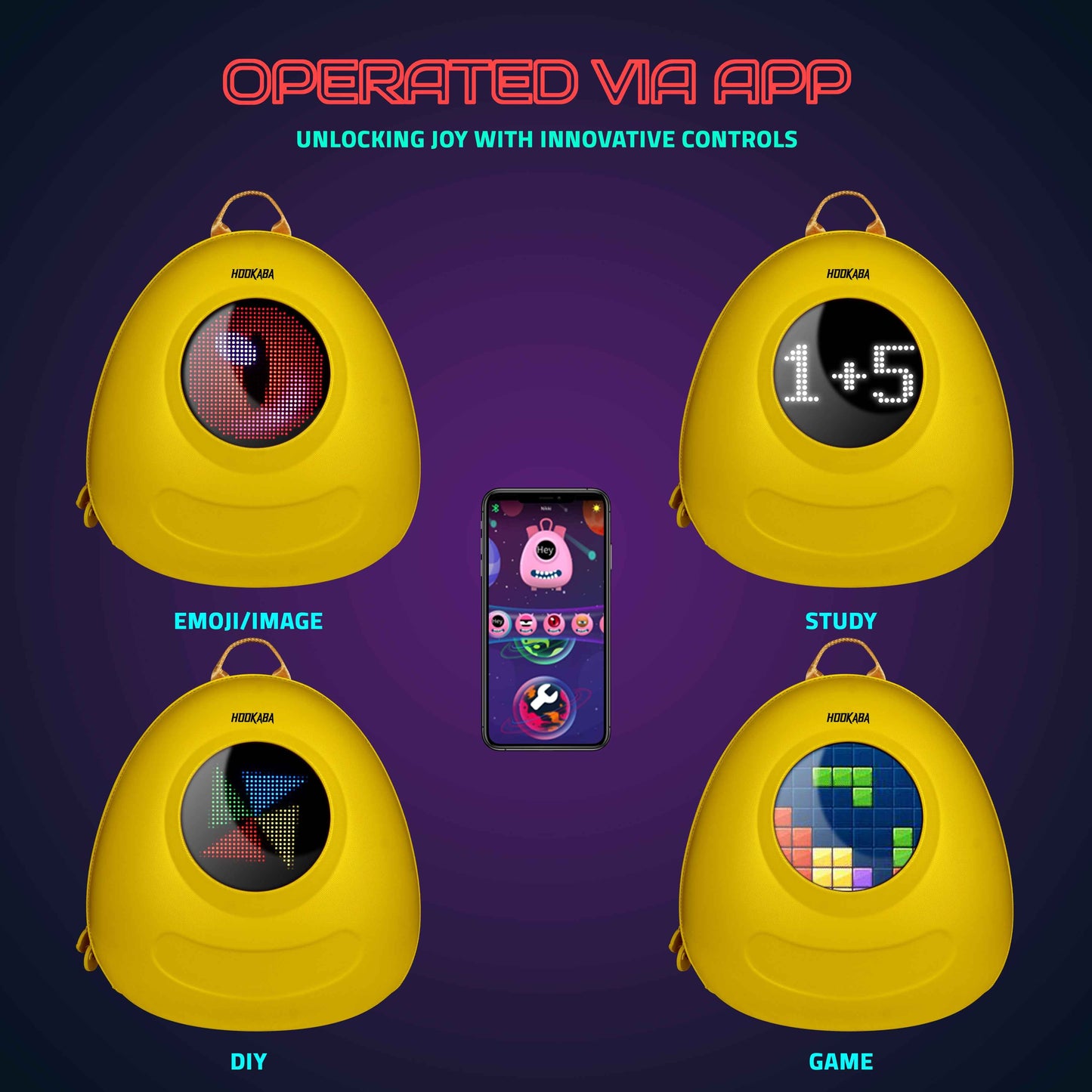 Hookaba GlowBuddy Kids LED Backpack