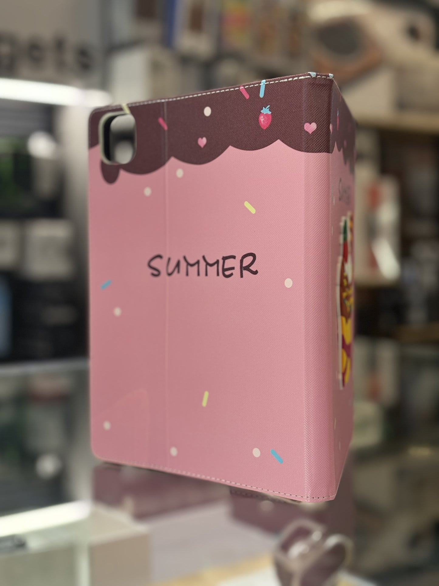 Summer PU Leather Case For iPad