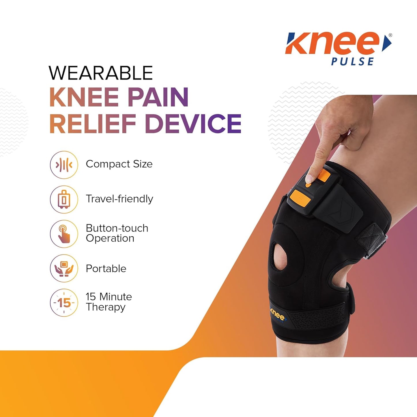 COMPANIO Knee Pulse knee pain relief device - tens technology