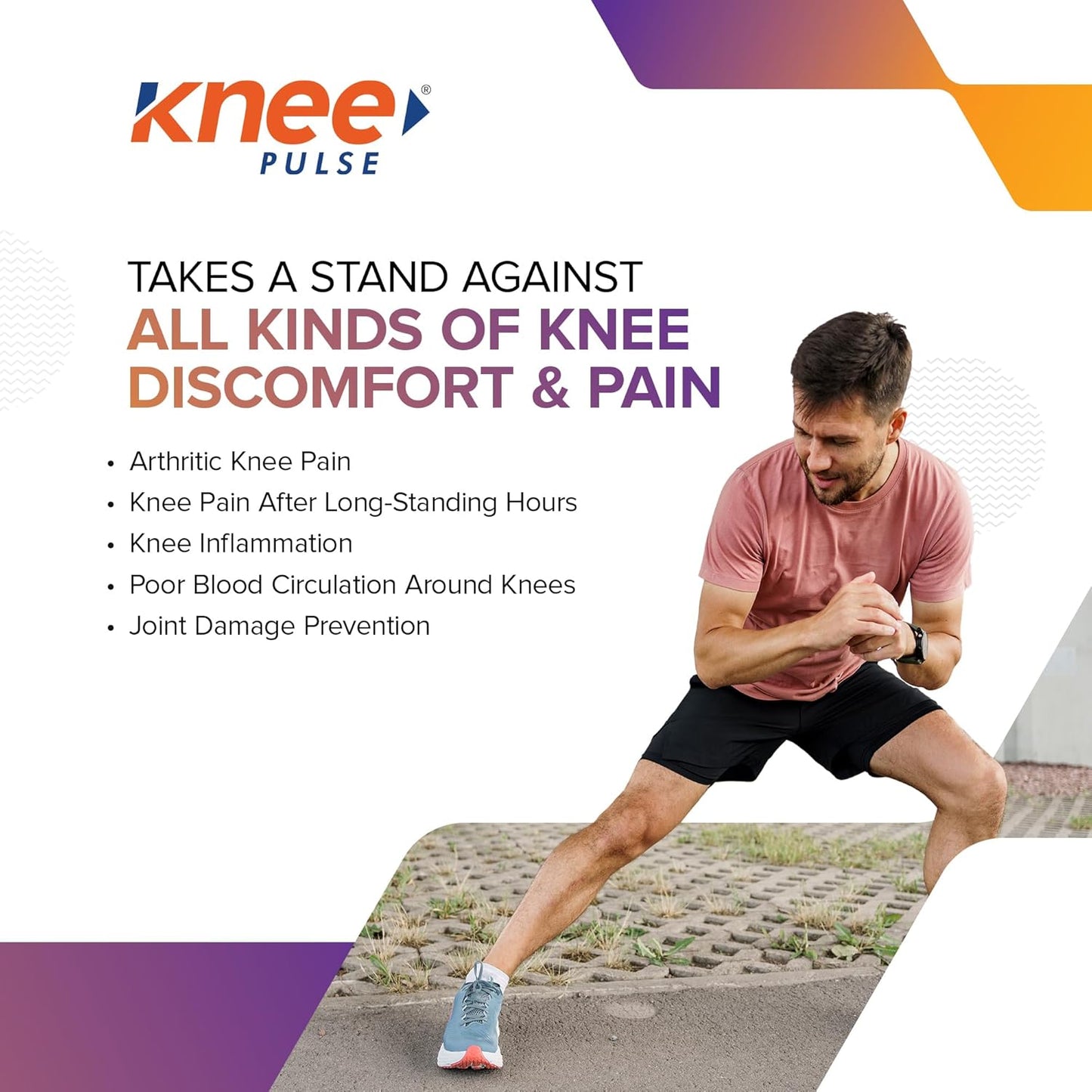 COMPANIO Knee Pulse knee pain relief device - tens technology