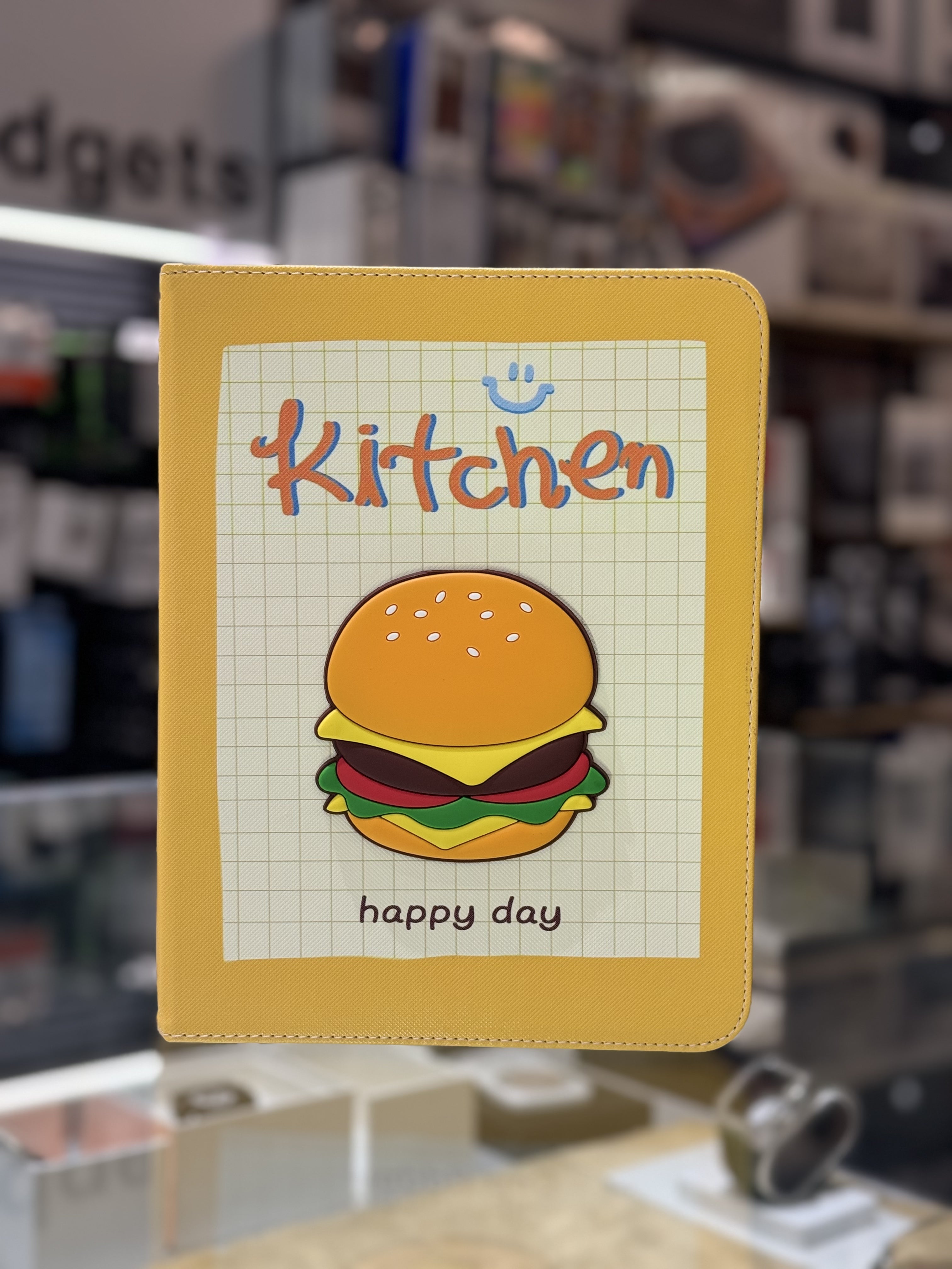 Kitchen Happy day PU Leather Case For iPad