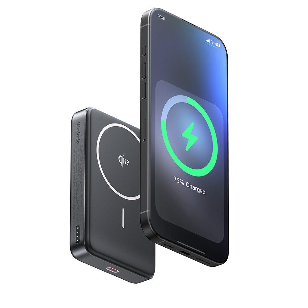 Qi2 Magnetic/Magsafe fast wireless power bank by Mcdodo (10000mAh) 30W | Macdodo MagQ