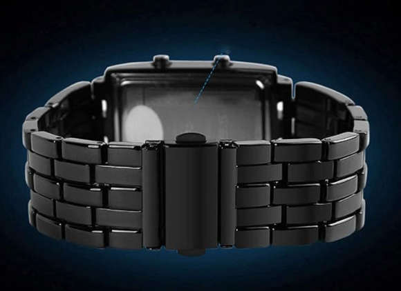 Matrix Gen 3 Binary Display Stainless Steel Watch by Diviura