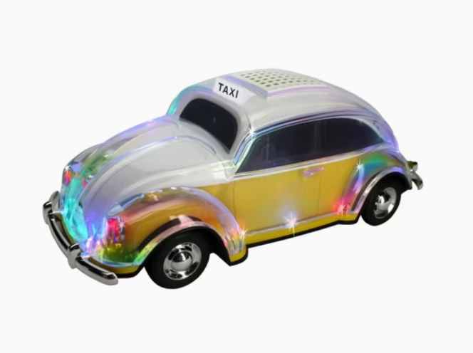 Classic Vintage Car (Mini-Cooper) Taxi Shaped Stereo Bluetooth Speaker