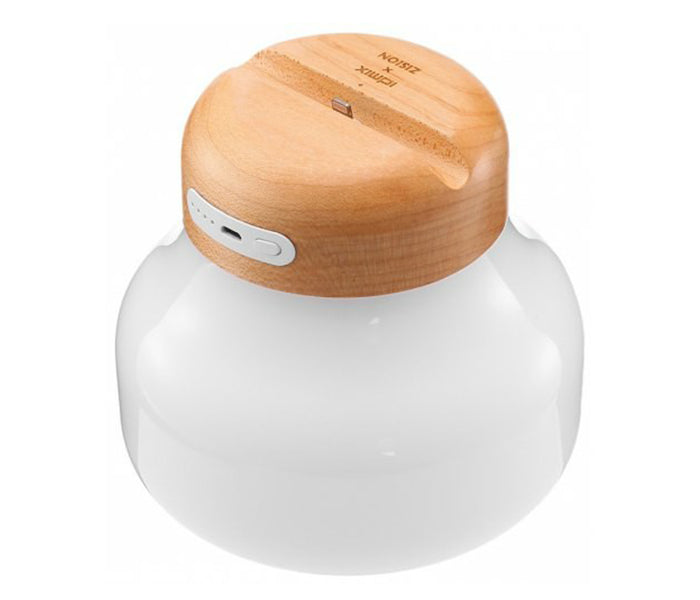 Mushroom LED Lamp with Power Bank - White