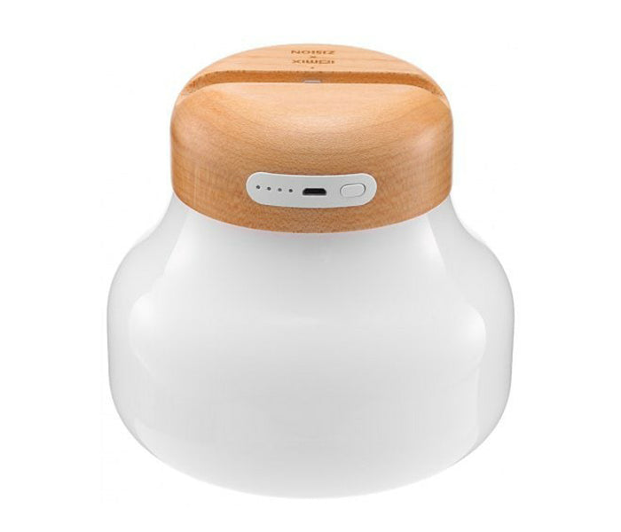 Mushroom LED Lamp with Power Bank - White