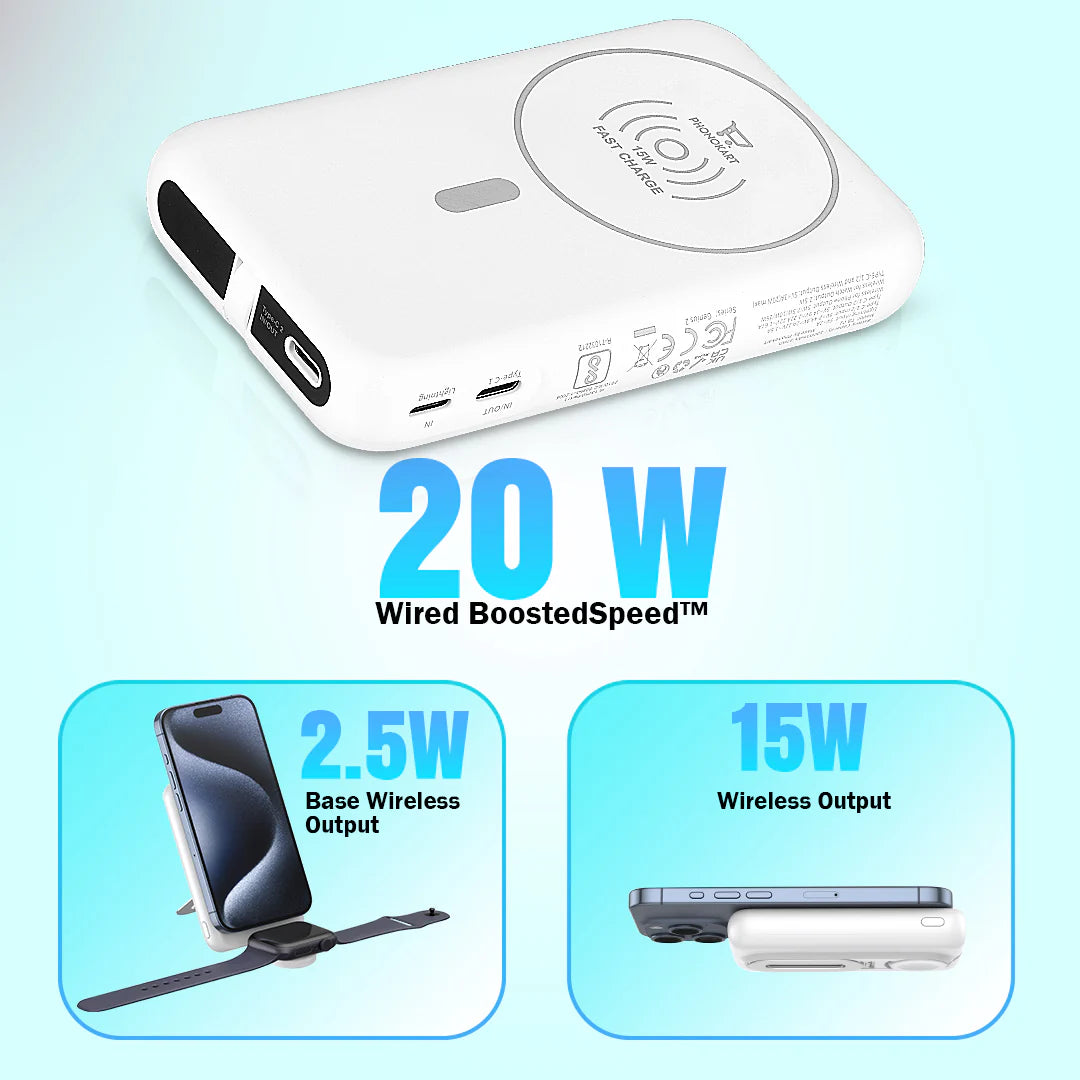 PHONOKART Genius-2 (10000 mAh) Mag Safe Power Bank