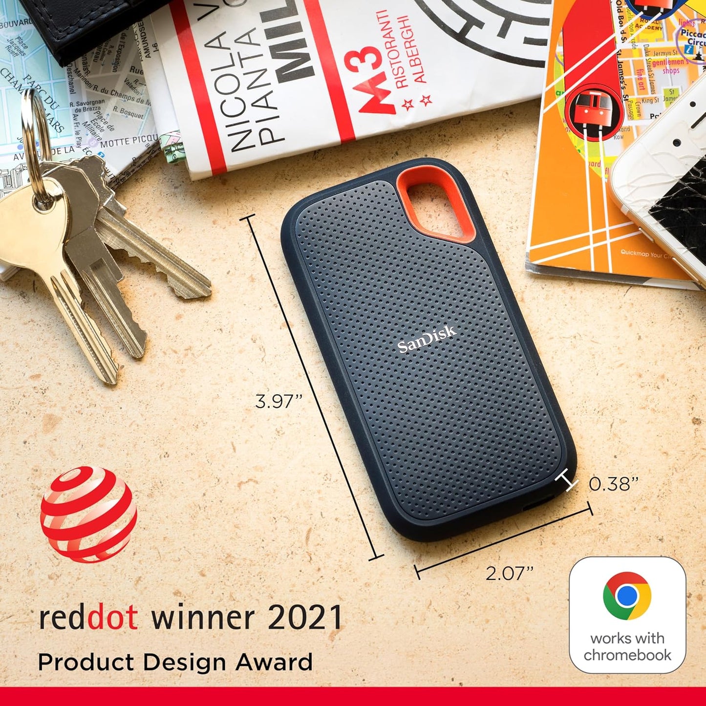 SANDISK Extreme 4TB Portable External SSD