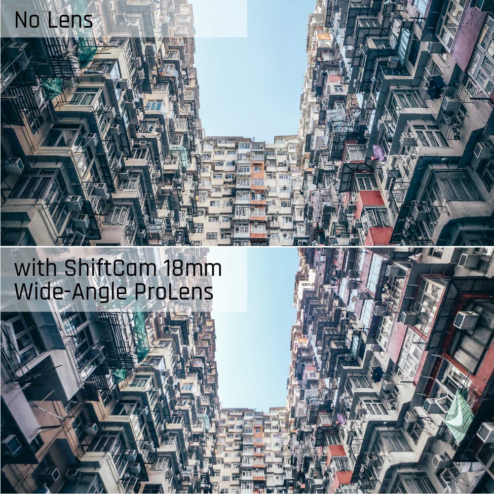 ShiftCam 18mm Wide Angle ProLens for iPhone X /XS ,6/7/8/6S, 7/8/6S plus, SE,SE2