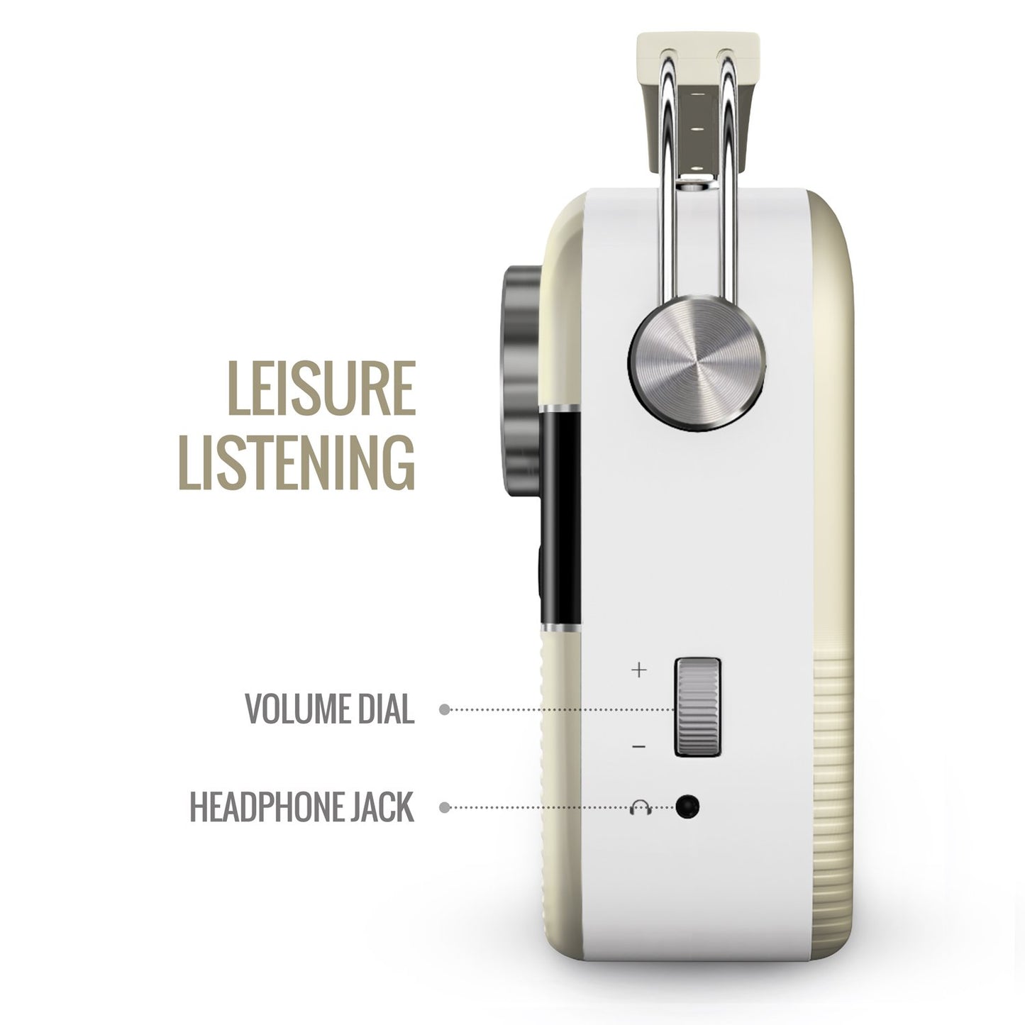 Saregama Carvaan Hindi - Music Player Porcelain White