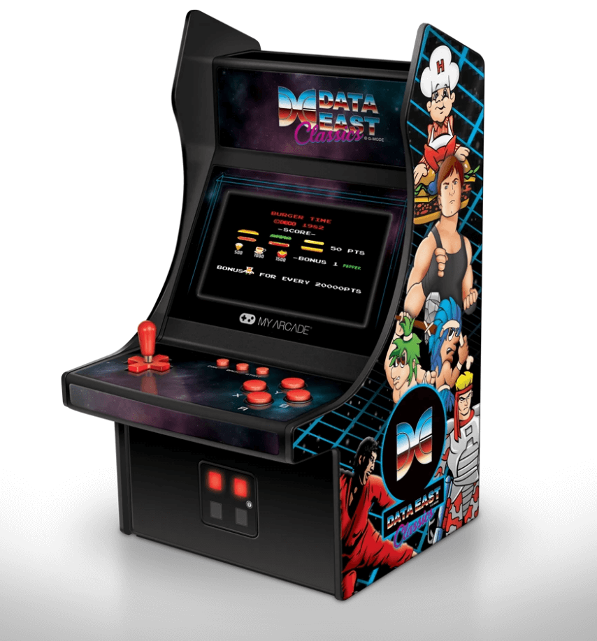 My Arcade Data East Classics Mini Player - 10 Inch Mini Arcade Machine Cabinet