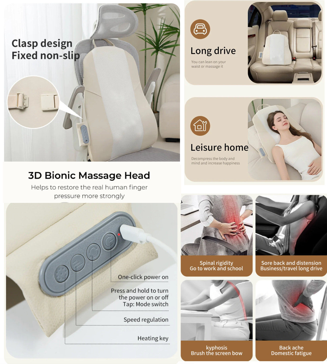 Diviura Back Portable Massager Seat