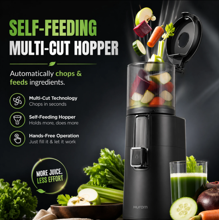 Hurom H400 Cold Press Juicer with Sorbet Maker