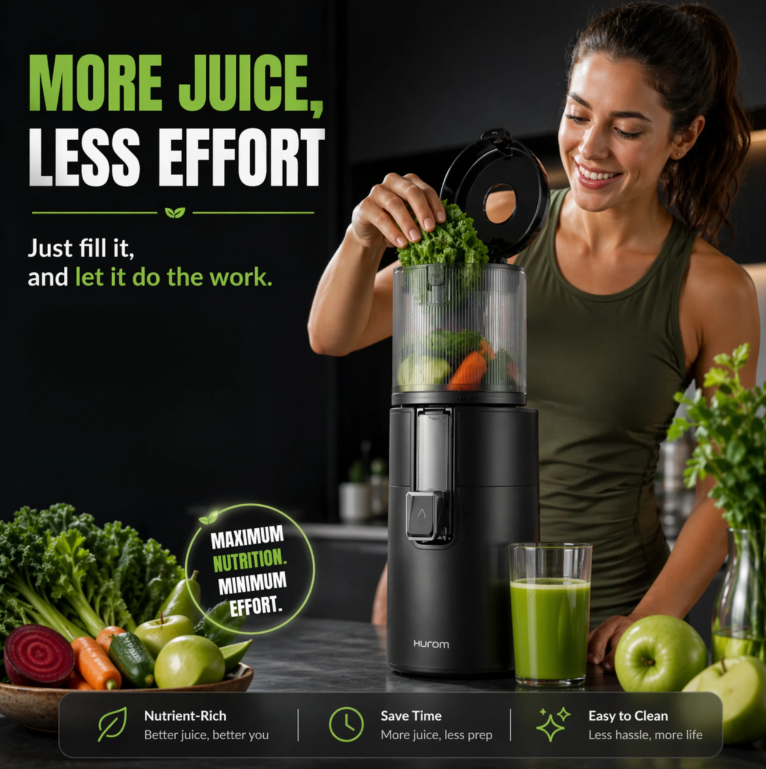 Hurom H400 Cold Press Juicer with Sorbet Maker
