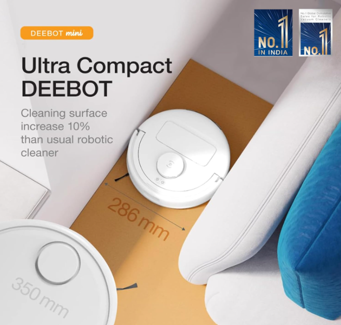 ECOVACS DEEBOT MINI Omni 2 in 1 Robot Vacuum Cleaner & Mop