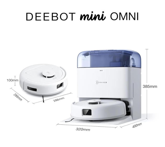 ECOVACS DEEBOT MINI Omni 2 in 1 Robot Vacuum Cleaner & Mop