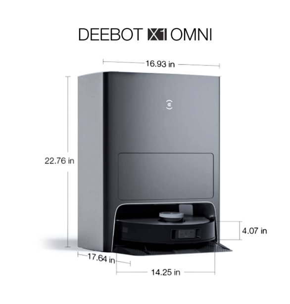 ECOVACS DEEBOT X1 Omni 2-in-1 Robotic Vacuum & Mop