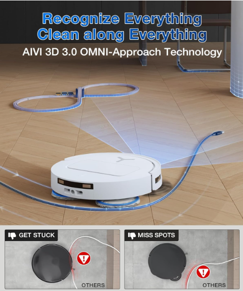 ECOVACS Deebot T50 PRO Omni 2 in 1 Robot Vacuum Cleaner & Mop