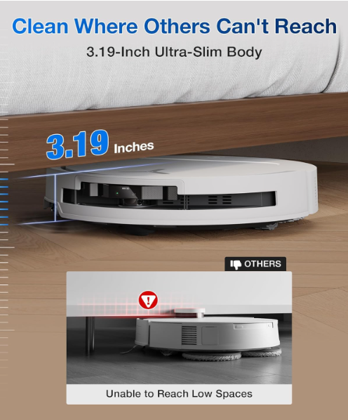 ECOVACS Deebot T50 PRO Omni 2 in 1 Robot Vacuum Cleaner & Mop