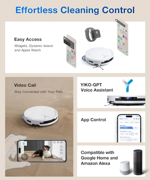 ECOVACS Deebot T50 PRO Omni 2 in 1 Robot Vacuum Cleaner & Mop