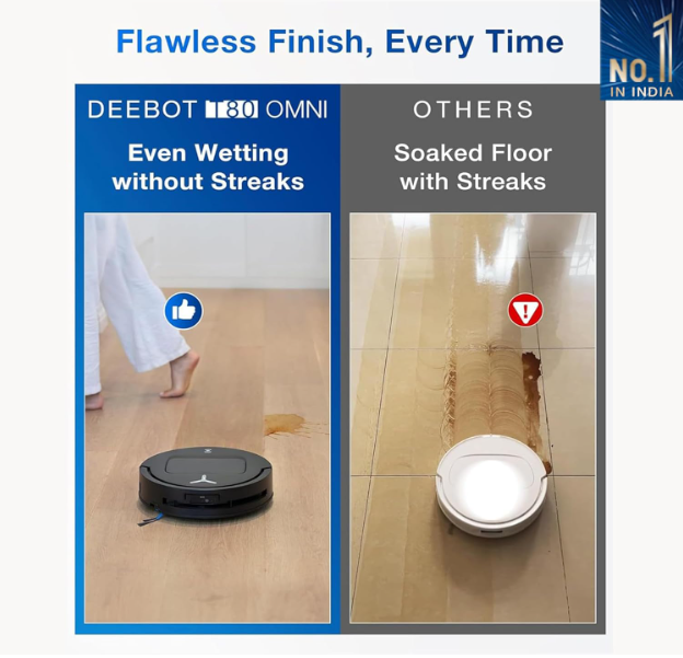 ECOVACS DEEBOT T80 Omni 2 in 1 Robot Vacuum Cleaner & Mop