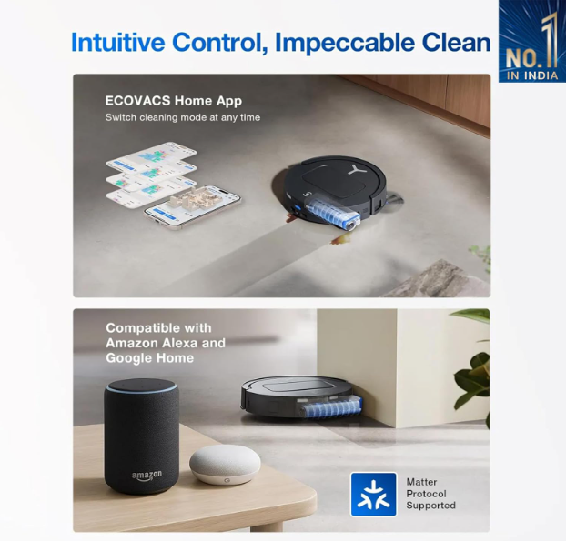 ECOVACS DEEBOT T80 Omni 2 in 1 Robot Vacuum Cleaner & Mop