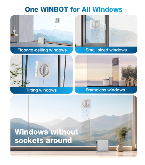 ECOVACS WINBOT W2 Pro Omni Portable Window Cleaning Robot