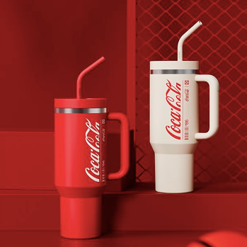 GERM×Coca-Cola Vacuum Straw Mug