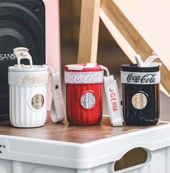GERM×Coca-Cola Cola Badge Vacuum Coffee Cup