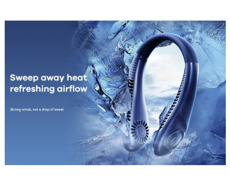Portable Neck Fan | Bladeless Cooling Fan